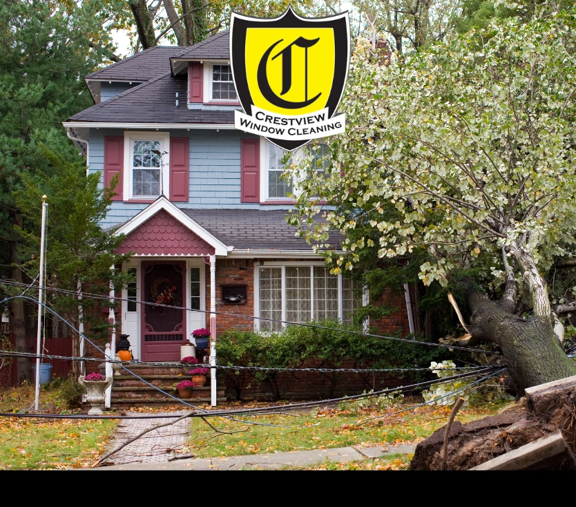 Crestview Window cleaning Strom Damage Repair
