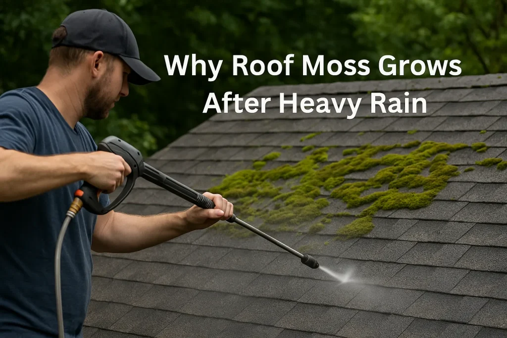 Why Roof Moss Grows After Heavy Rain