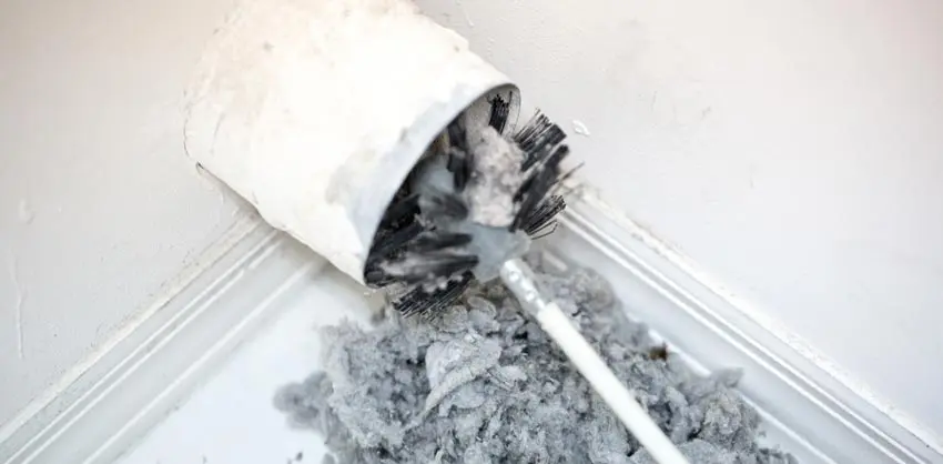 dirt inside the vent