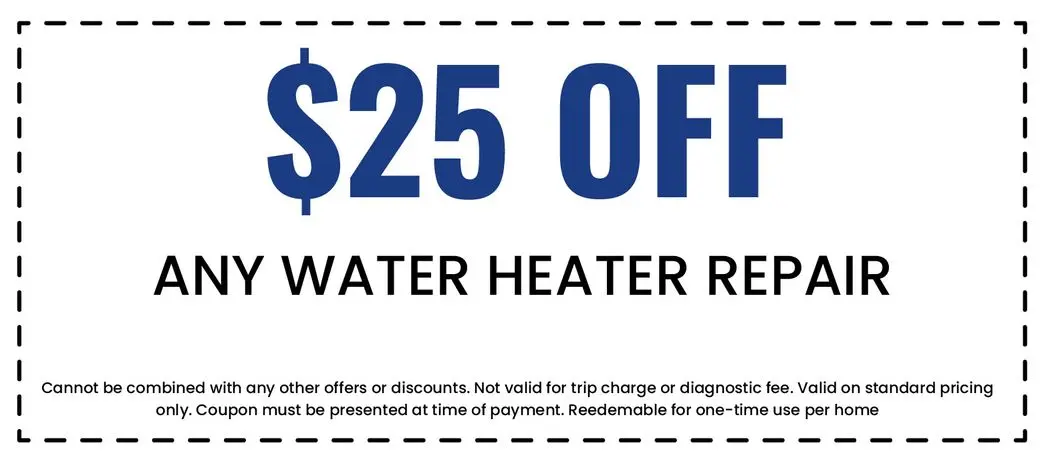 Discount on Any Water Heater Repair