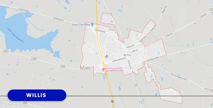 plumbing and water heater services in Willis, TX
