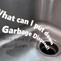 Garbage disposal drain and kitchen sink illustrating proper waste disposal practices