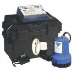 Submersible pump and control box for efficient water management at Hancock & Son Plumbing, Heating and Air Conditioning.
