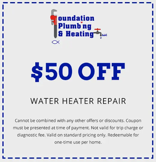 Discounts on Water Heater Repair