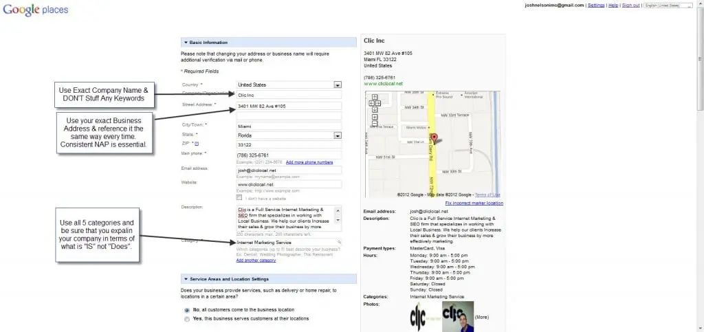 Google Places Optimization - How To