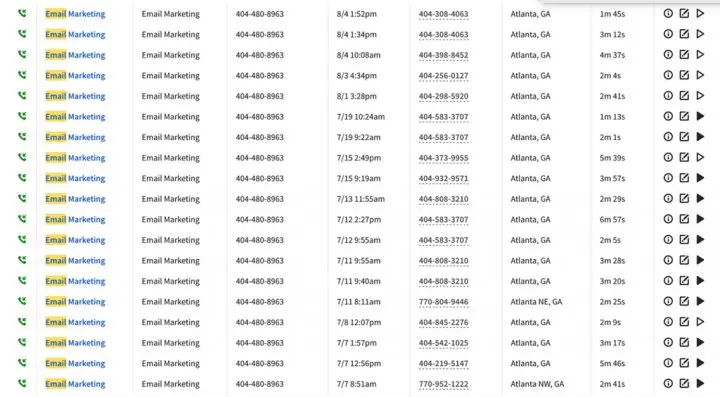 Email Marketing Results 1