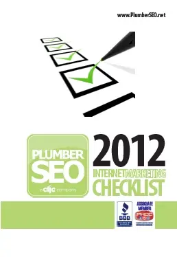 Plumber SEO & Digital Marketing Checklist Cover