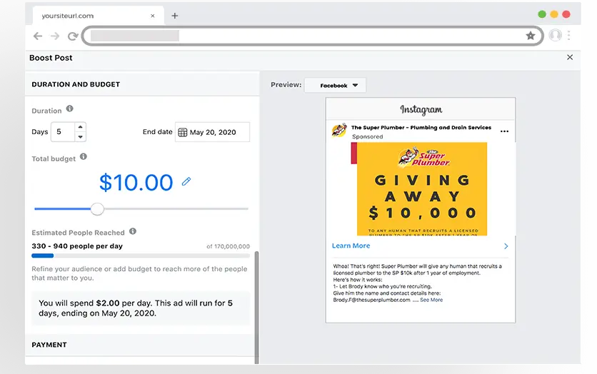 Paid Social Campaigns - Plumbing & HVAC SEO