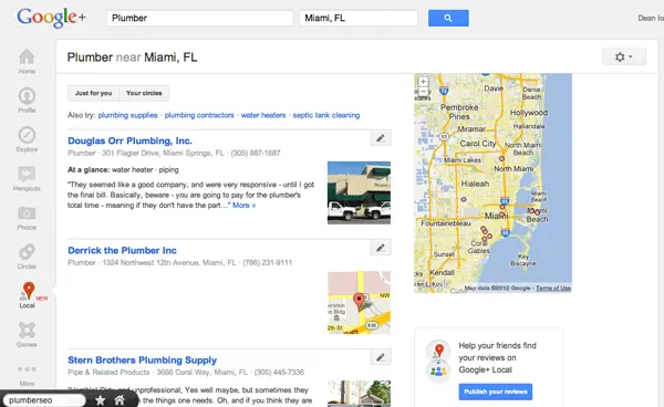 googlepluslocalplumber