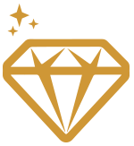 Diamond logo symbolizing quality and excellence for Charles Krull & Son Plumbing & Heating services.