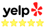 Yelp 5 stars badge