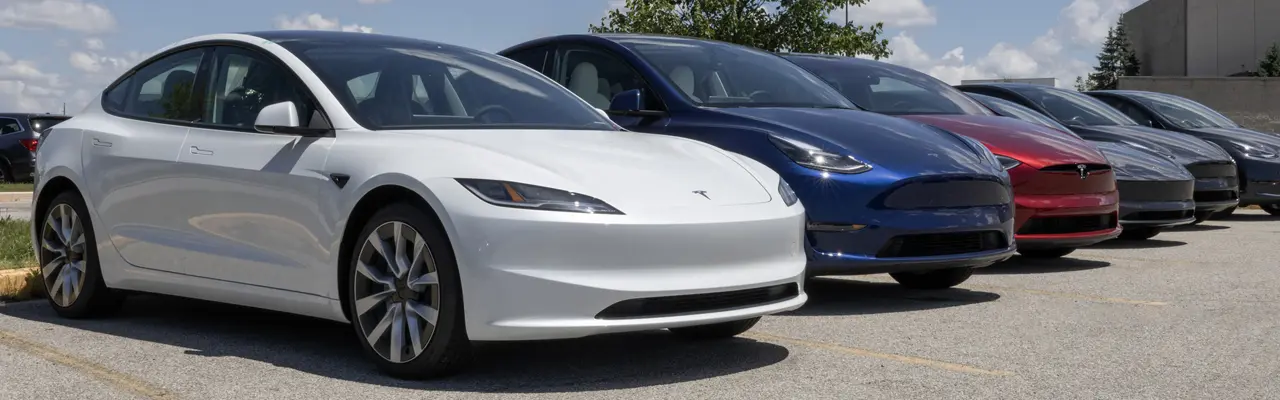 tesla-model3-in-line