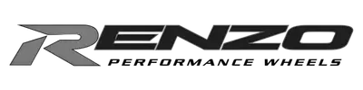 Aces Auto Elite - Logo for Renzo Performance Wheels. The word RENZO appears in large, stylized letters, with PERFORMANCE WHEELS in smaller text below. The letter R is bold and angular. | Arizona Luxury & Exotic Car Service