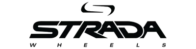 Aces Auto Elite - Logo for Strada Wheels featuring bold, stylized black text STRADA with a curved line above and the word WHEELS in spaced letters below, all on a light gray background. | Arizona Luxury & Exotic Car Service
