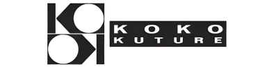 Aces Auto Elite - Logo for KOKO KUTURE with bold geometric shapes on the left and the brand name in white uppercase letters inside a black rectangle on the right. | Arizona Luxury & Exotic Car Service
