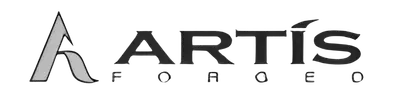 Aces Auto Elite - Logo for Artis Forged. The design features a stylized letter A on the left, followed by the word ARTIS in bold, uppercase letters. Below ARTIS is the word FORGED in spaced-out letters. | Arizona Luxury & Exotic Car Service