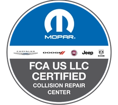FCA Chrysler, Jeep, Dodge, Ram, and Fiat Certified Collision network logo