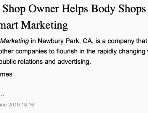 Former Shop Owner Helps Body Shops to Win with Smart Marketing