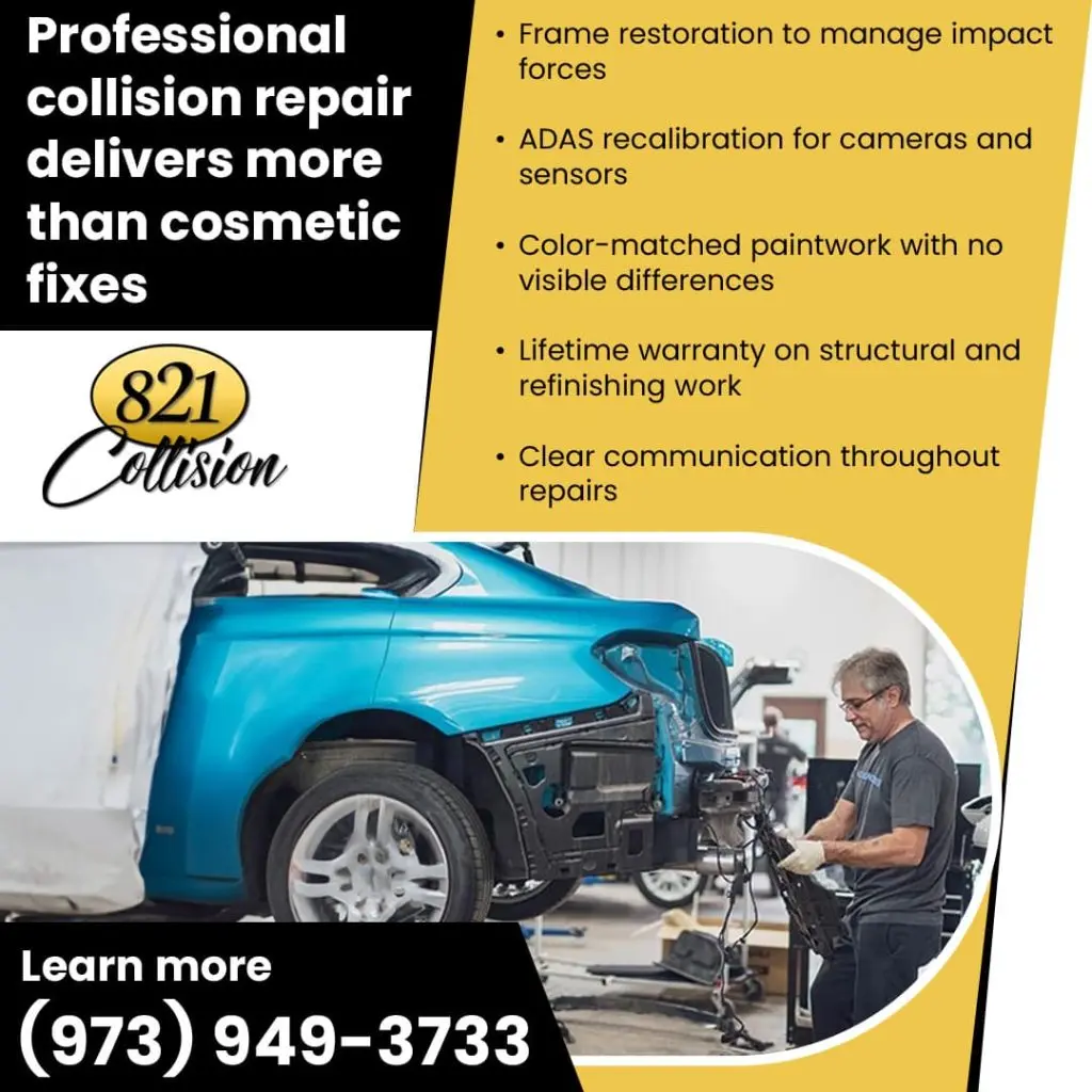 Professional collision repair