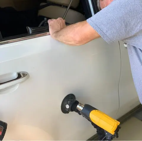 Paintless dent repair (PDR) service at 821 Collision in North Haledon, NJ