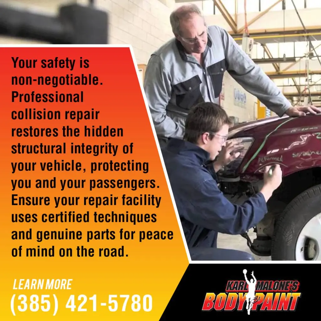 Vehicle repair for safety and integrity.