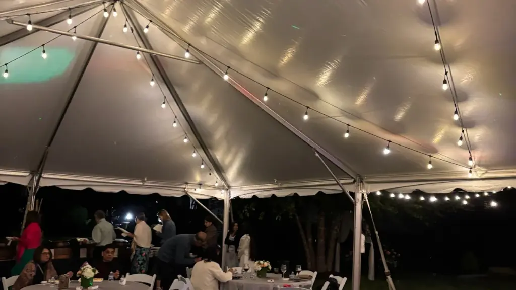 A Stunning Outdoor Celebration with Affordable Party Tent Rentals