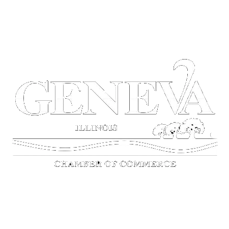 Geneva, Illinois Chamber of Commerce logo for event rentals and party supplies.