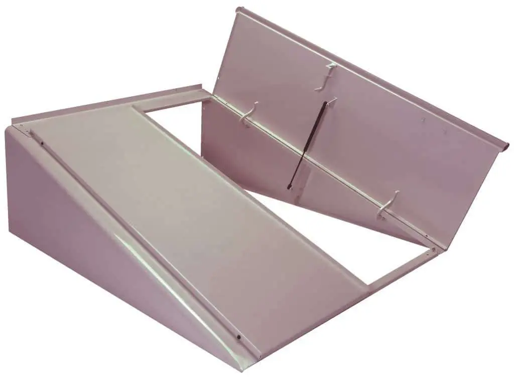 Bilco light gray basement door, showcasing secure and weather-resistant access for enhanced home protection and value.