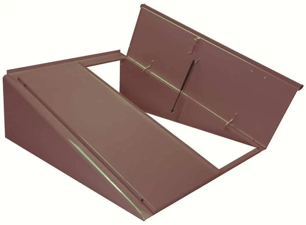 Bilco basement door with a pre-painted finish, showcasing durable construction for secure, weather-resistant access to basements, enhancing property value and safety.