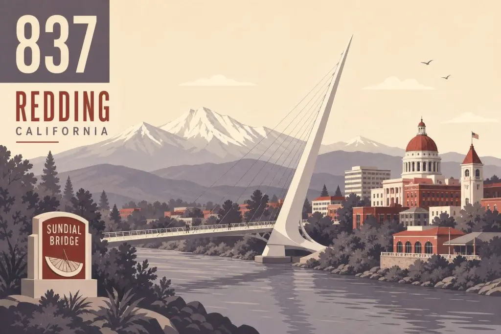 Area Code 837: Redding, California Coverage & History