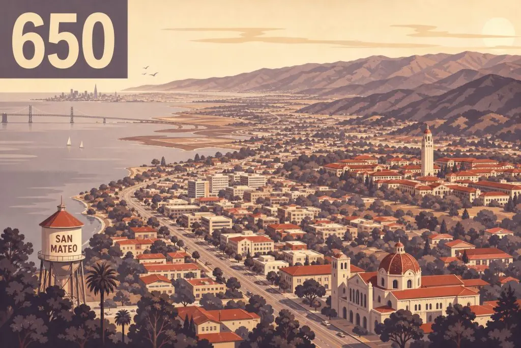 Where Is Area Code 650 Located?