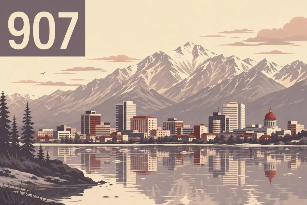 Area Code 907: Anchorage, Alaska Coverage & History