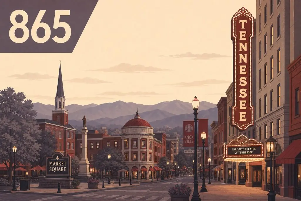 Where Is Area Code 865 Located?
