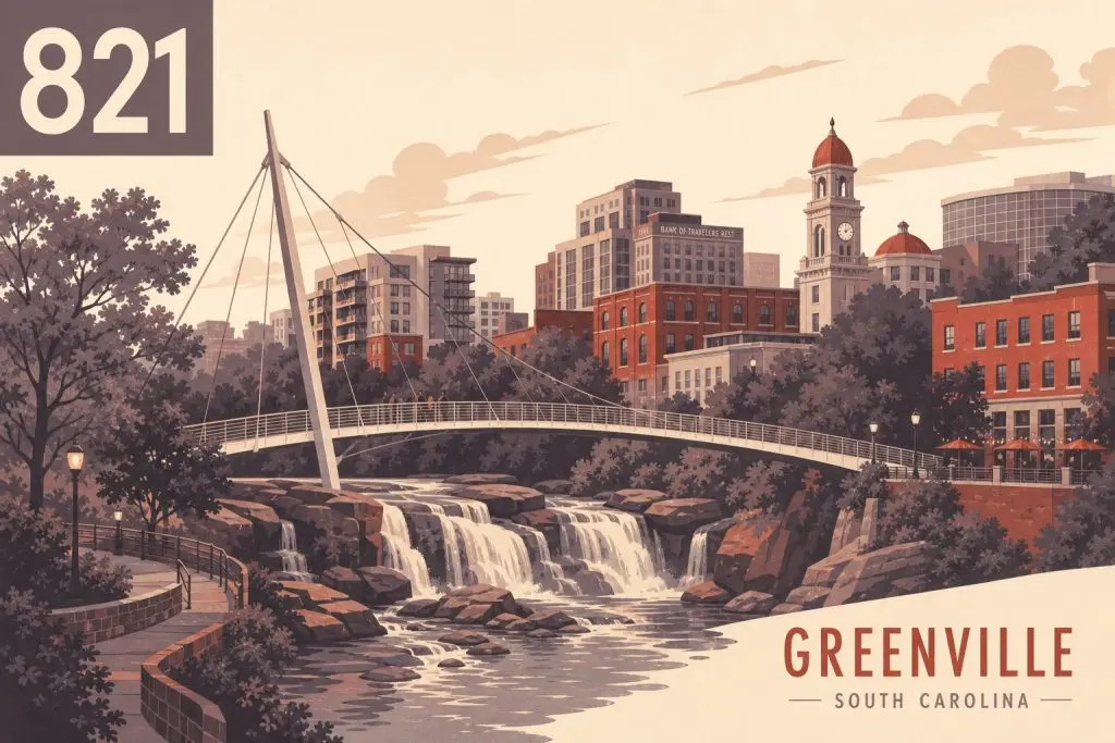 What Is Area Code 821? (Greenville, South Carolina)