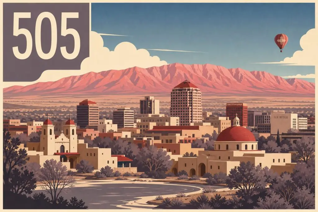 Where Is Area Code 505 Located?