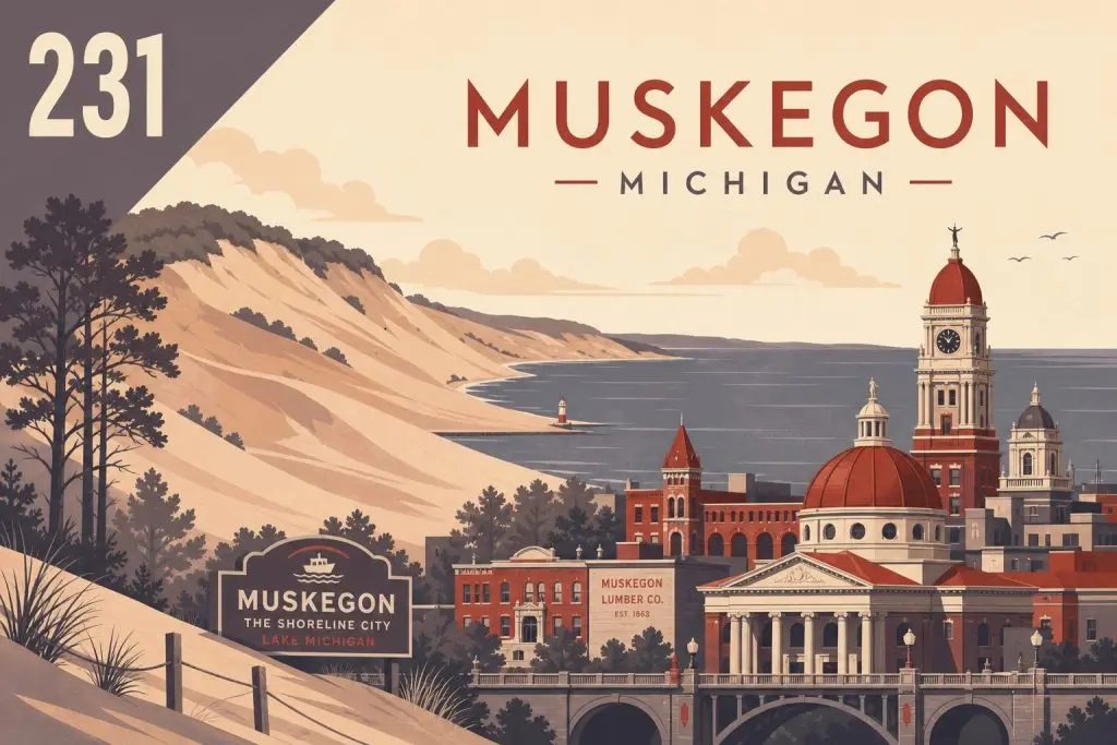 What Is Area Code 231? (Muskegon, Michigan)