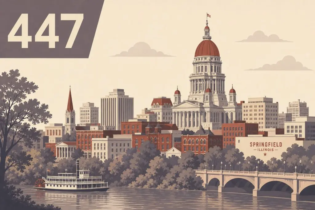 Area Code 447: Springfield, Illinois Coverage & History