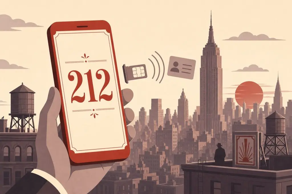 Get a 212 Area Code Phone Number on a Cell Phone
