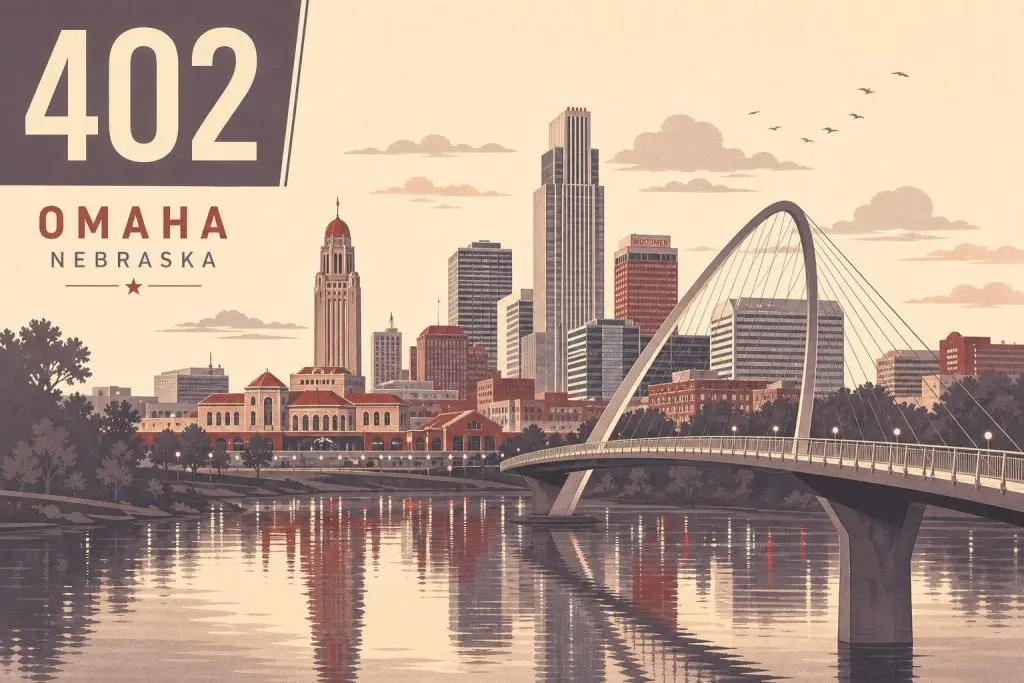 Area Code 402: Omaha, Nebraska Coverage & History