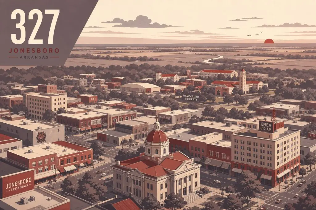 Area Code 327: Jonesboro, Arkansas Coverage & History