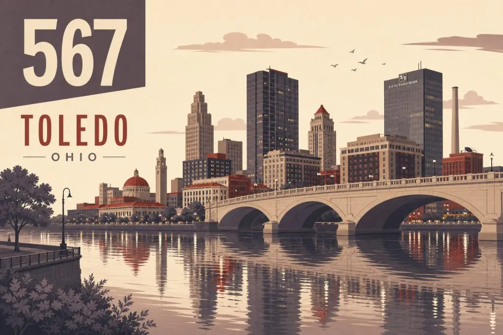 Area Code 567: Toledo, Ohio Coverage & History