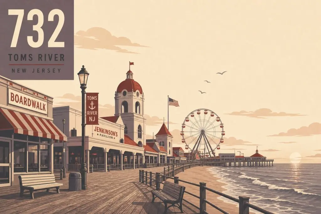 Area Code 732: Toms River, New Jersey Coverage & History
