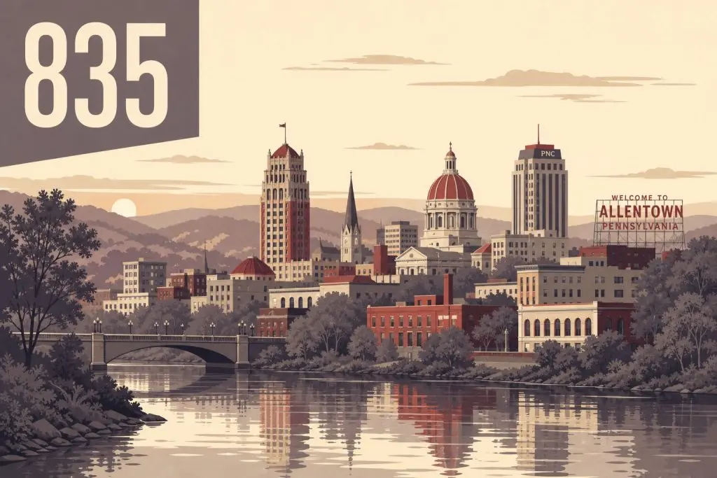 Where Is Area Code 835 Located?