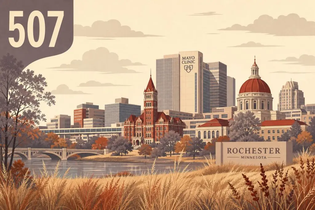 Area Code 507: Rochester, Minnesota Coverage & History
