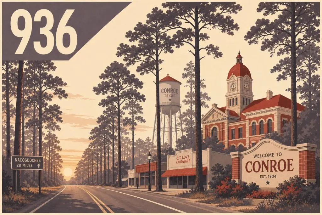What Is Area Code 936? (Conroe, Texas)