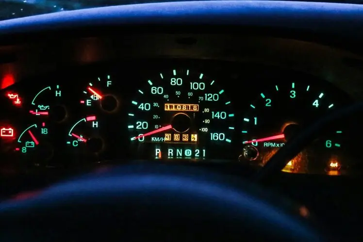 engine temperature light flashing