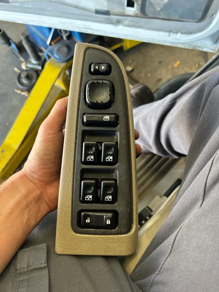 Power window master switch replacement at Chimney Rock Car Care in Houston TX