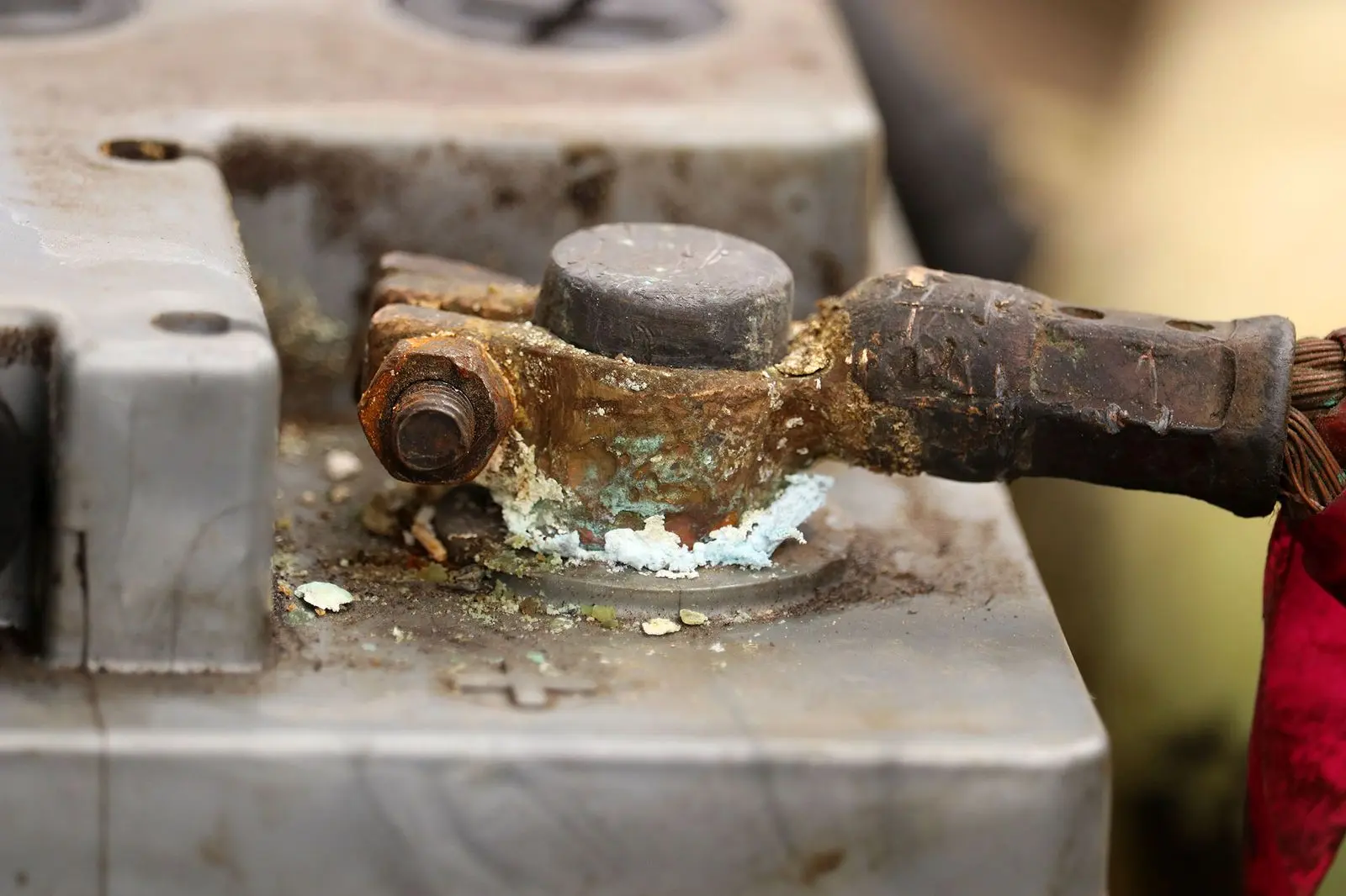 Check for Corrosion on the Battery Terminals