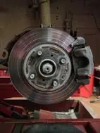 rear brakes locking up while driving