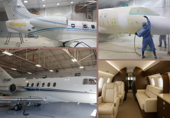 JETPRO Finish-Top Expert Aircraft Painting and Customization Services in Oklahoma City
